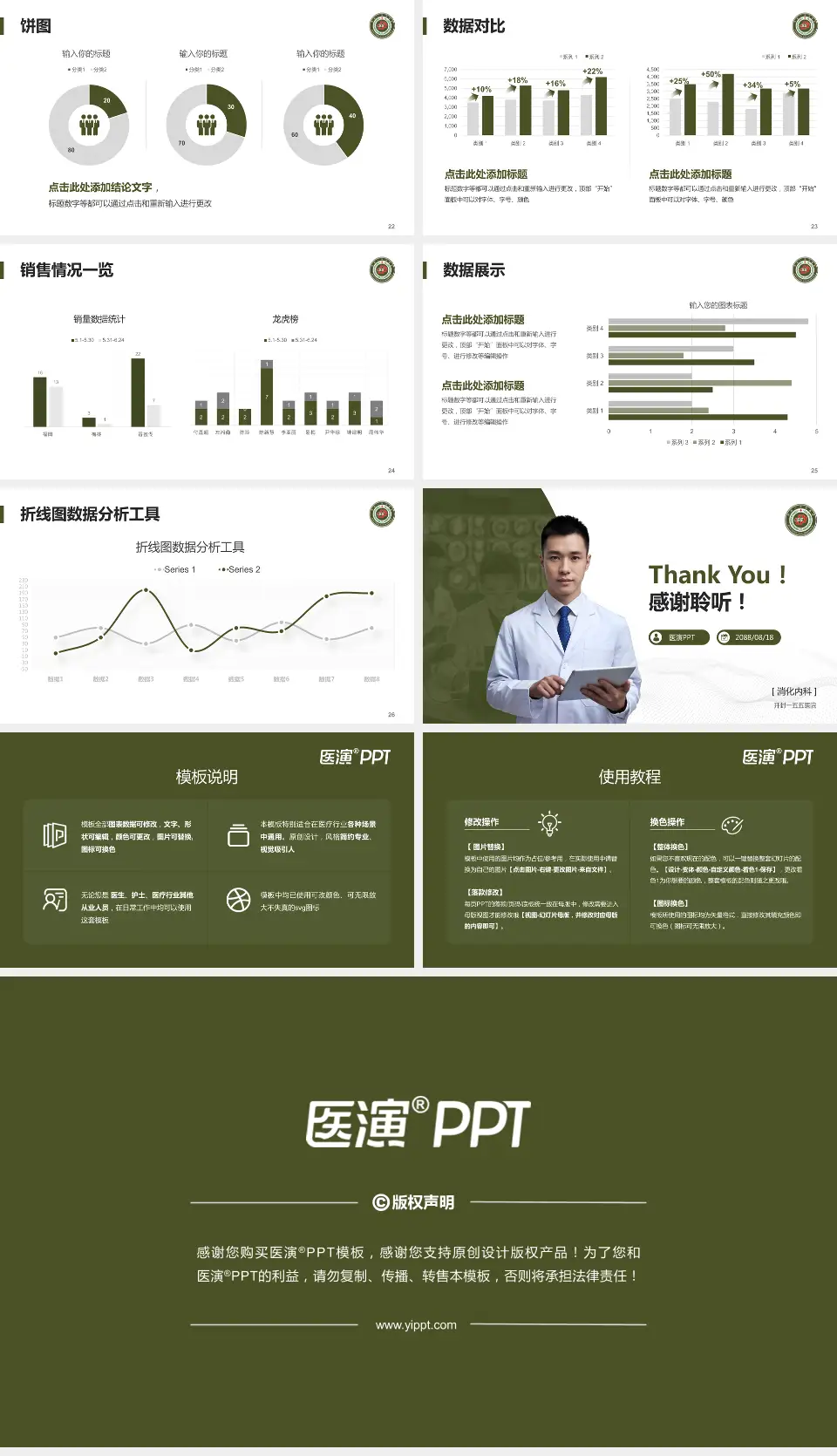 开封一五五医院病例分享与讨论PPT模板16:9格式幻灯片预览图4