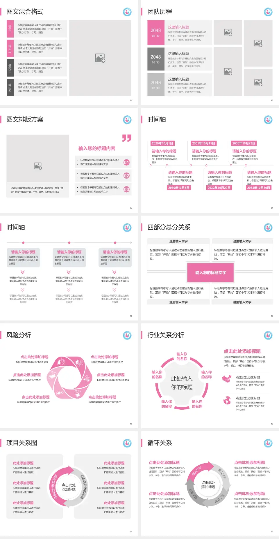 平顶山市妇幼保健院项目申请与汇报PPT模板4:3格式幻灯片预览图3