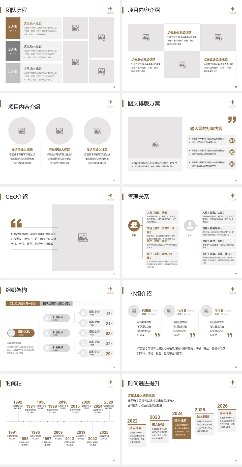 河南省中医院医院管理报告PPT模板4:3格式幻灯片预览图3