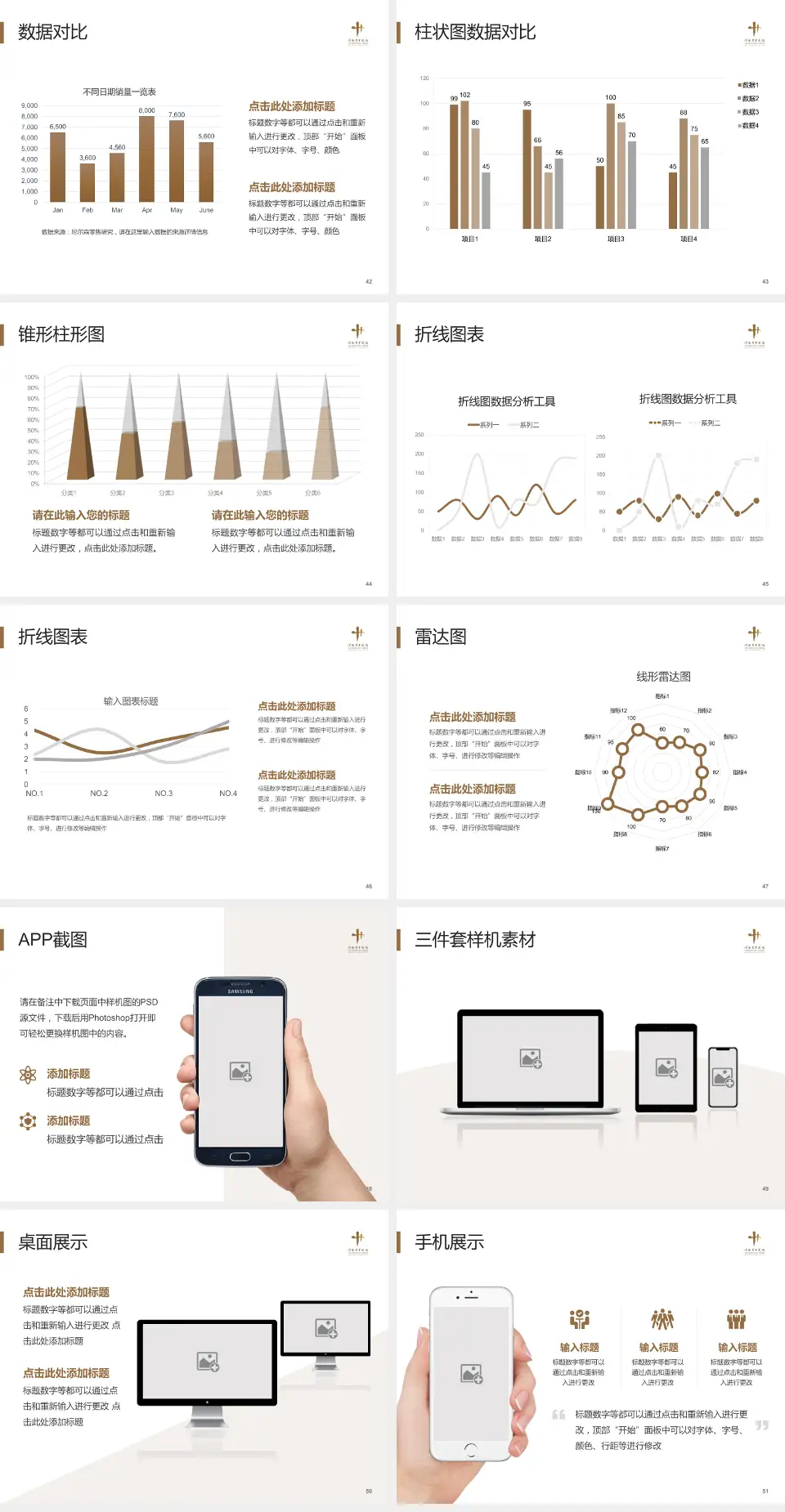 河南省中医院医院管理报告PPT模板4:3格式幻灯片预览图6