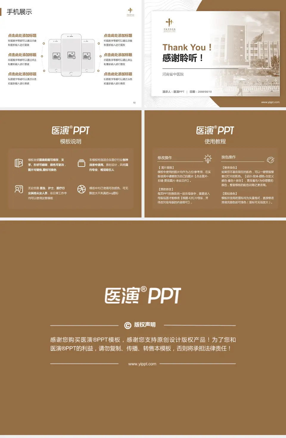 河南省中医院医院管理报告PPT模板4:3格式幻灯片预览图7