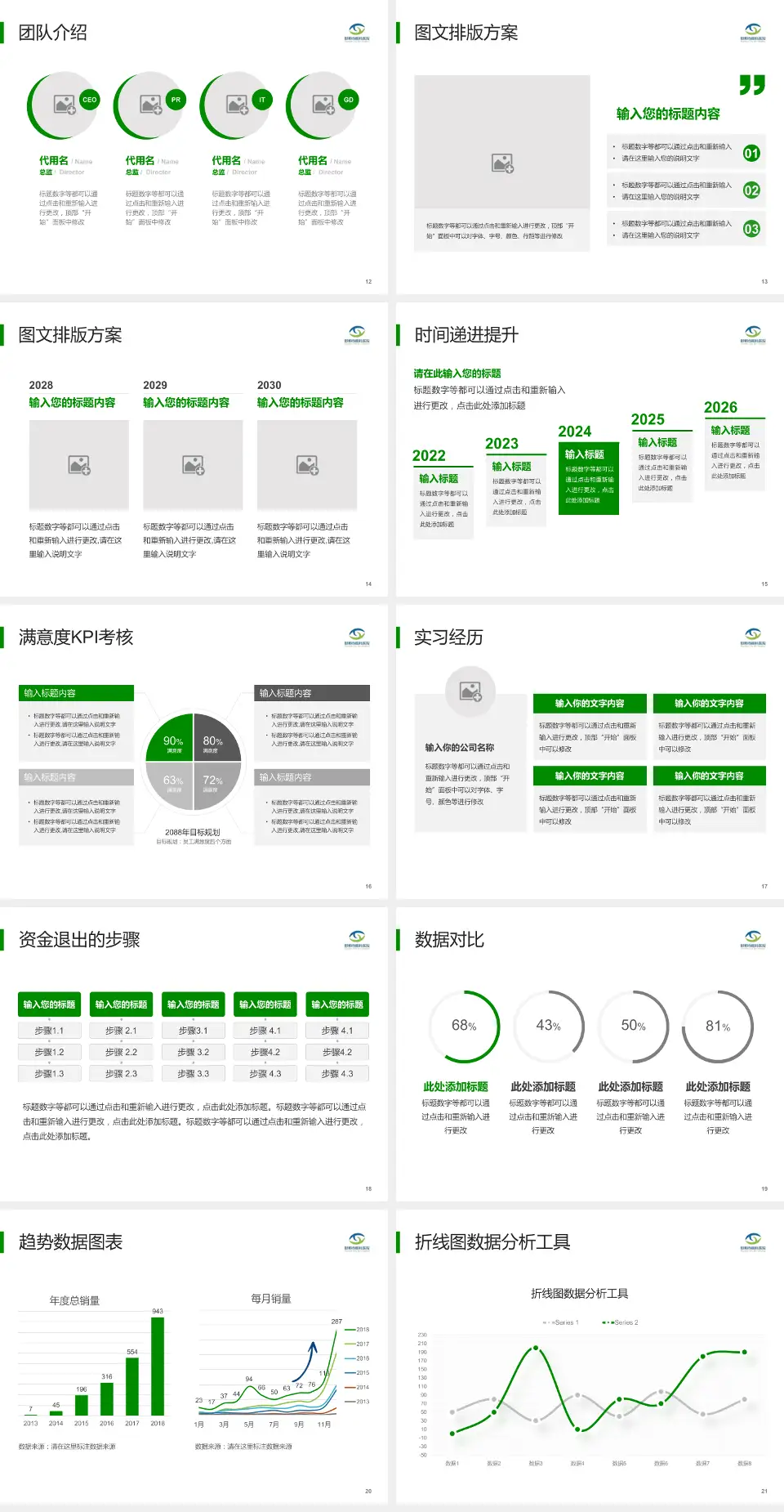 邯郸市第三医院培训与教育PPT模板4:3格式幻灯片预览图3