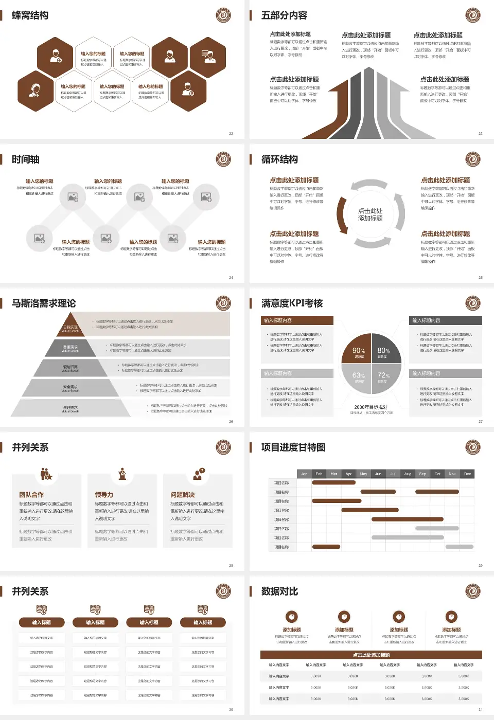 周口市中医院医疗知识普及PPT模板16:9格式幻灯片预览图4
