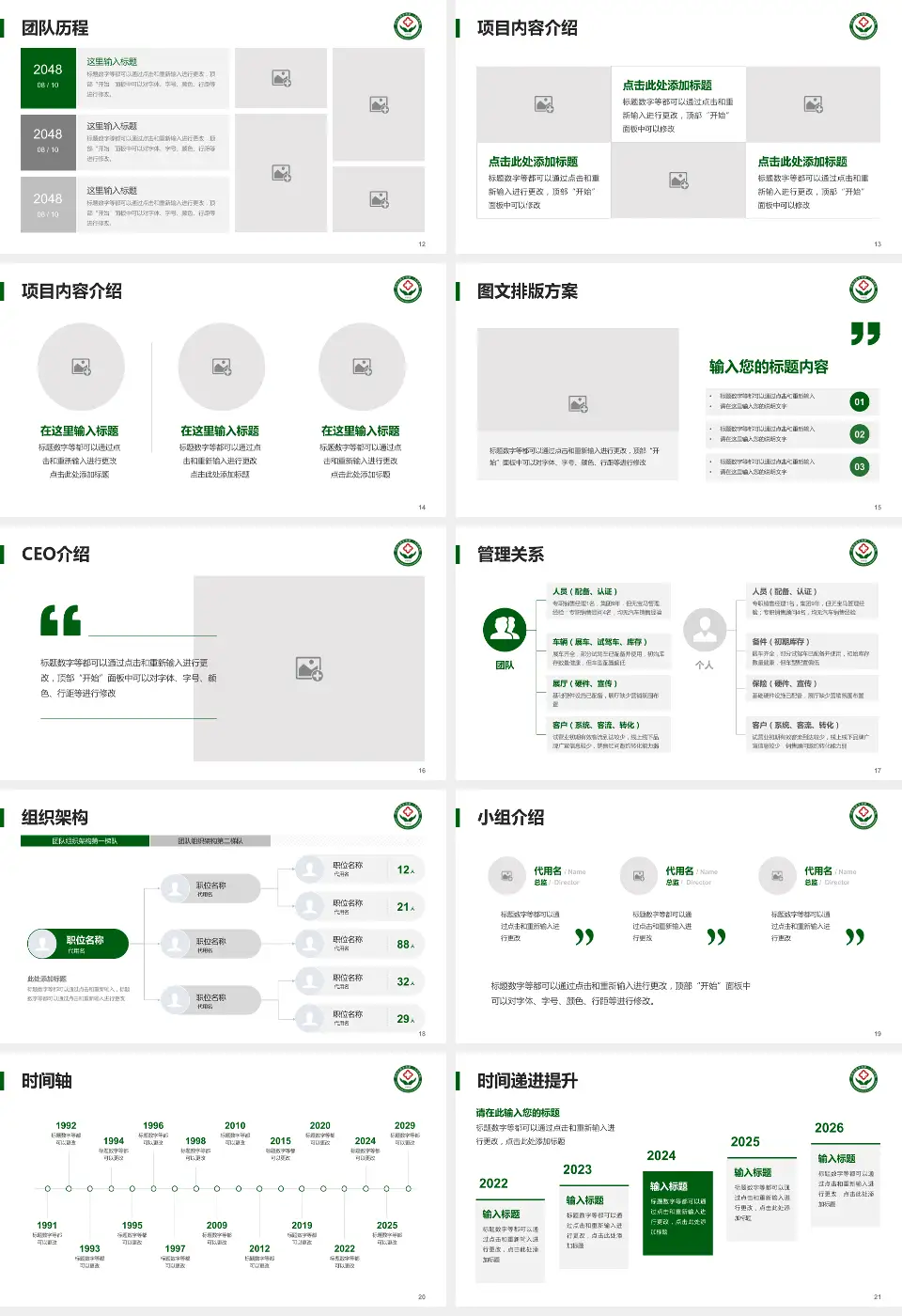 新乡市第二人民医院医院管理报告PPT模板16:9格式幻灯片预览图3