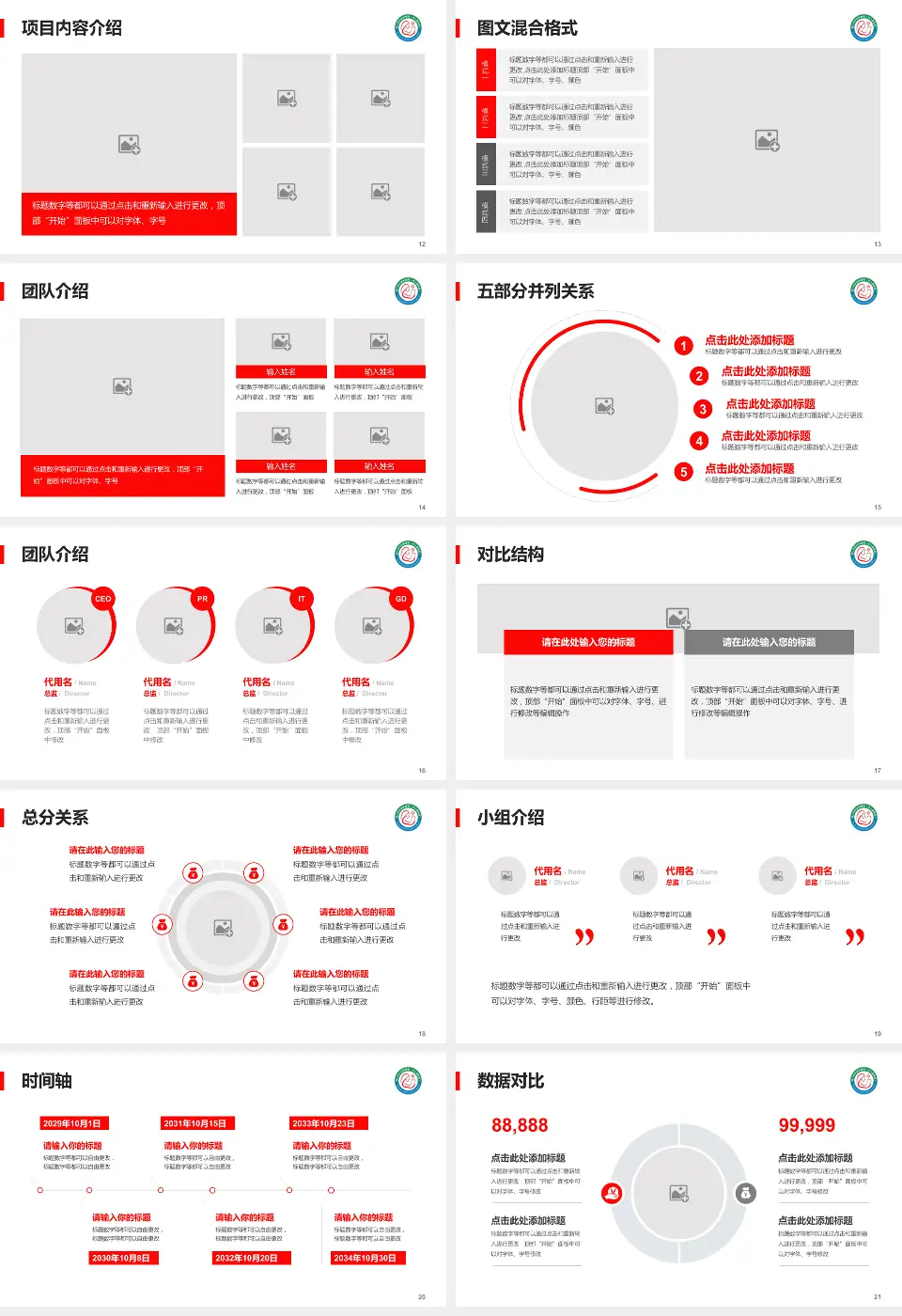周口市妇幼保健院医疗知识普及PPT模板16:9格式幻灯片预览图3