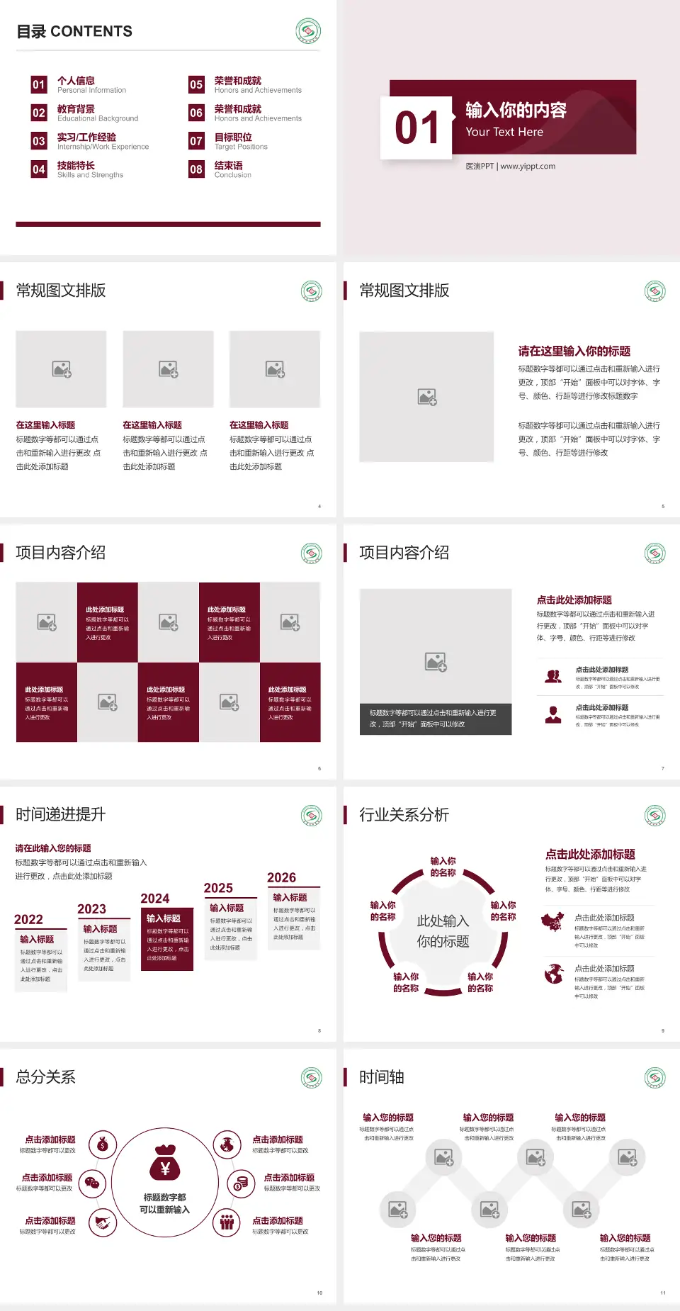 安阳市中医院财务与预算报告PPT模板4:3格式幻灯片预览图2