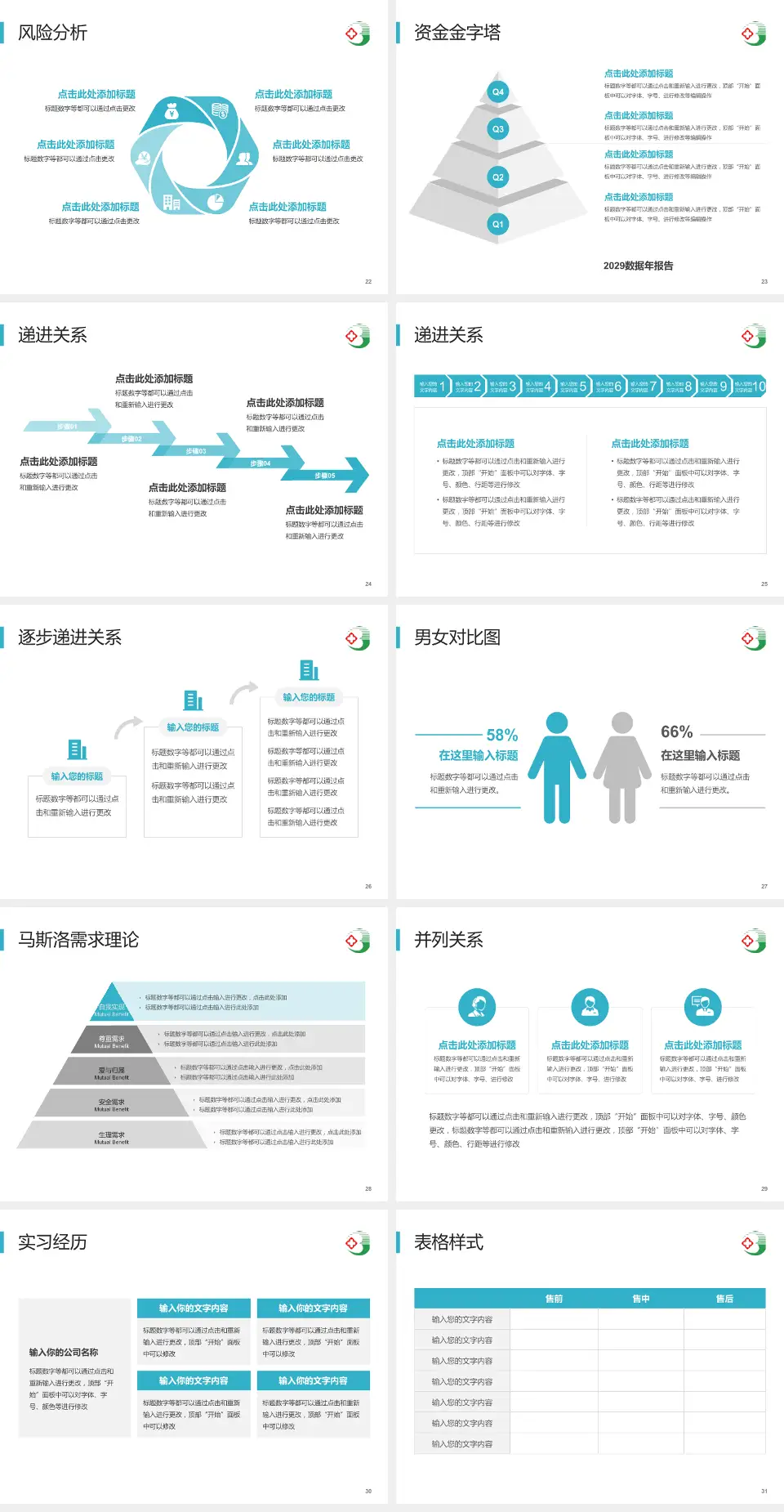 安阳市第三人民医院项目申请与汇报PPT模板4:3格式幻灯片预览图4