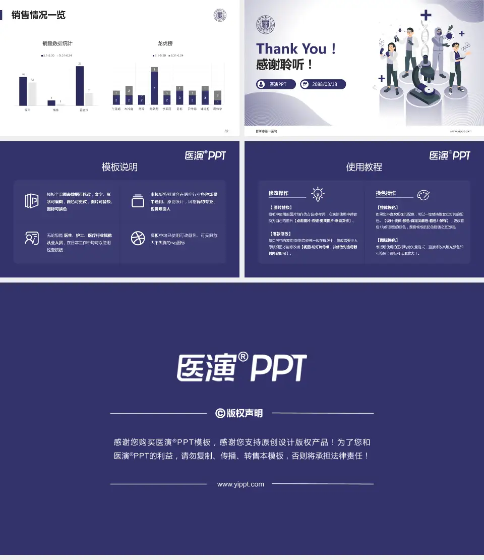 邯郸市第一医院品管圈PDCA演示专用PPT模板16:9格式幻灯片预览图7