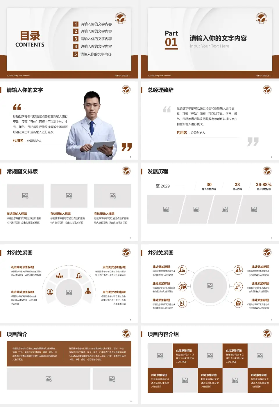 河南省中医药研究院附属医院医院管理报告PPT模板16:9格式幻灯片预览图2