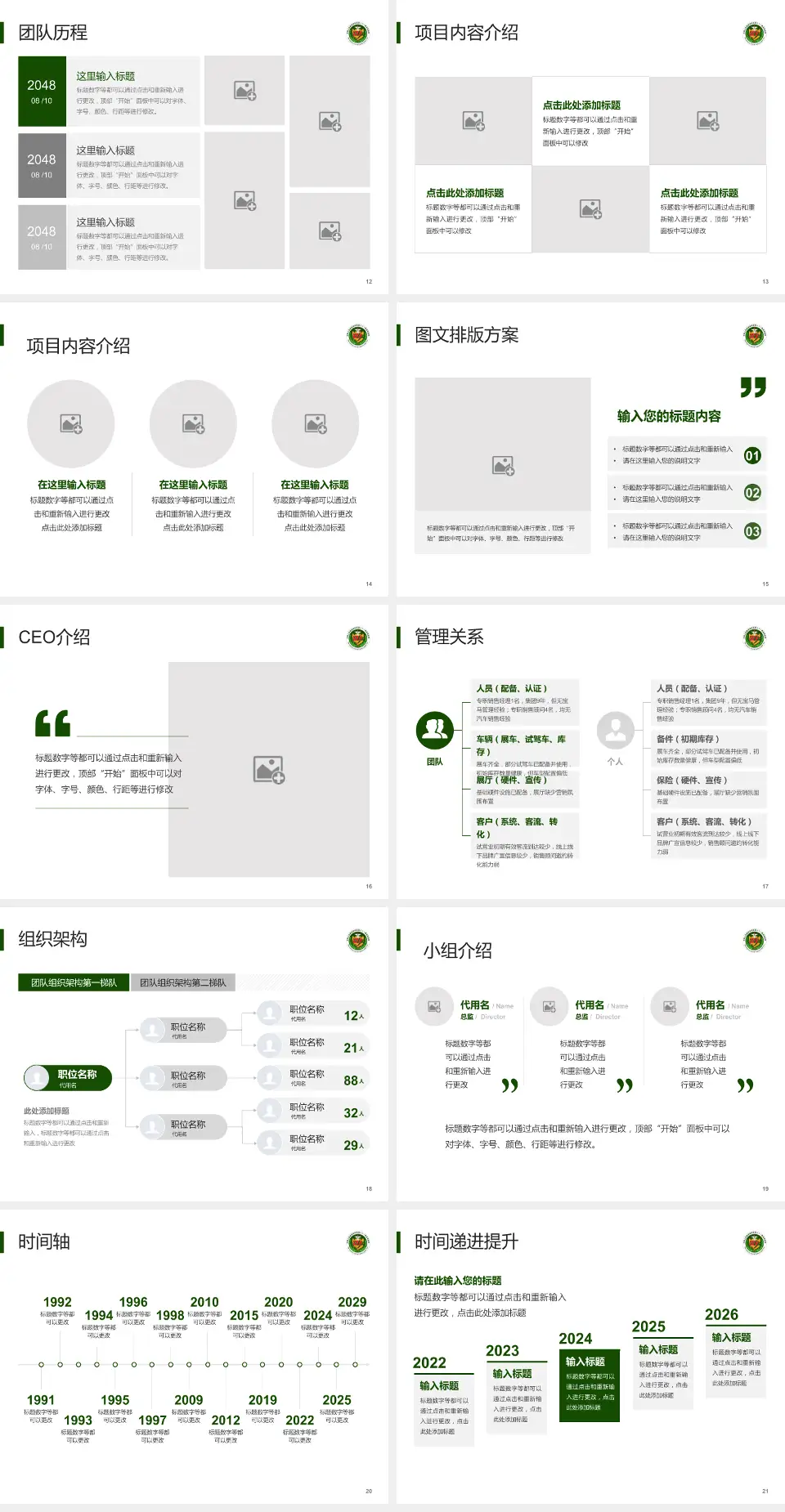 陆军第八十一集团军医院医院管理报告PPT模板4:3格式幻灯片预览图3