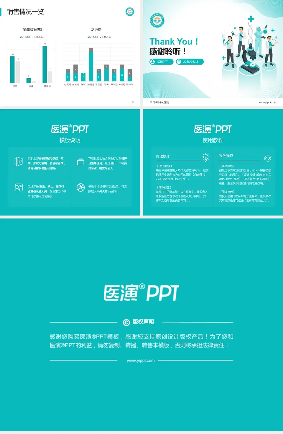 三门峡市中心医院品管圈PDCA演示专用PPT模板4:3格式幻灯片预览图7
