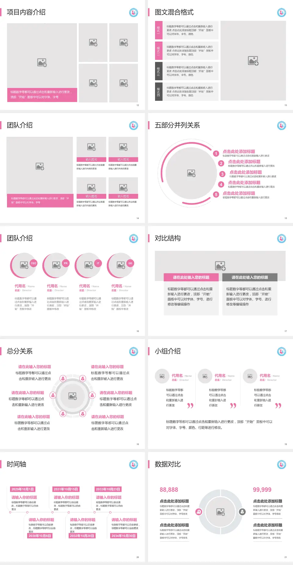 平顶山市妇幼保健院医疗知识普及PPT模板4:3格式幻灯片预览图3
