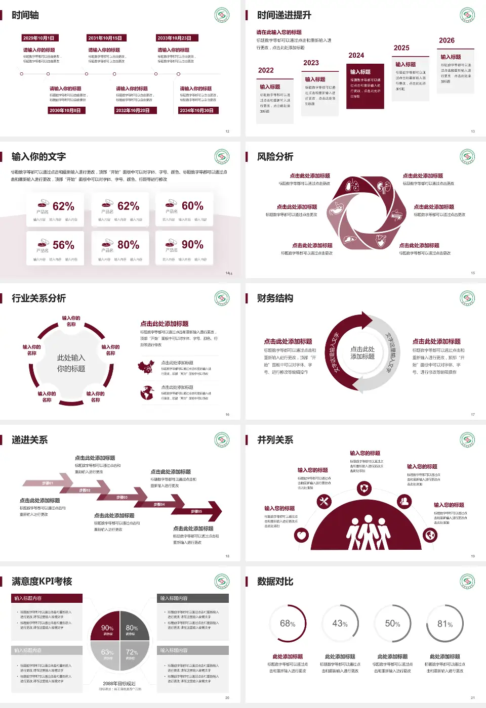 安阳市中医院病例分享与讨论PPT模板16:9格式幻灯片预览图3