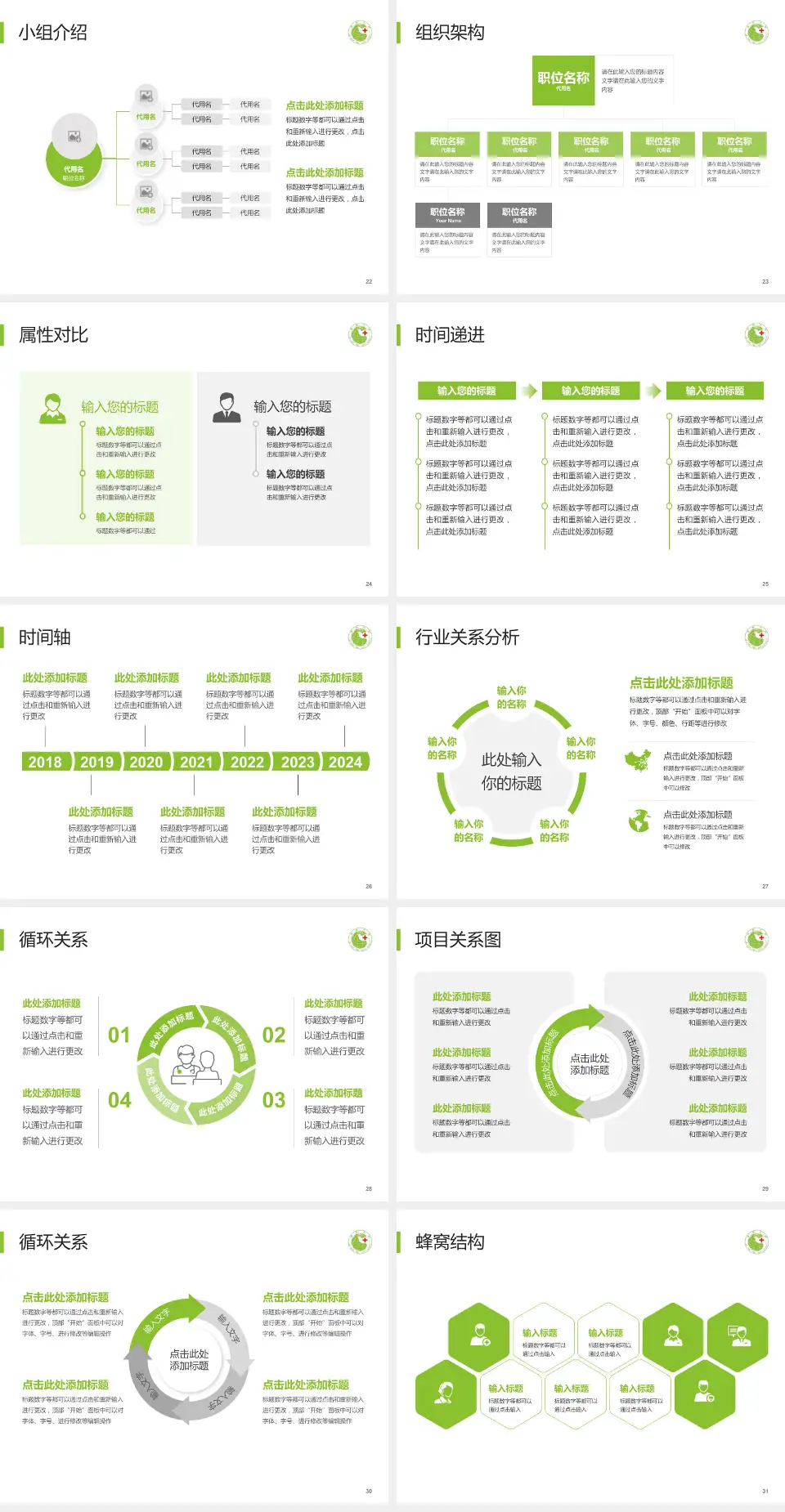 安阳市第六人民医院品管圈PDCA演示专用PPT模板4:3格式幻灯片预览图4