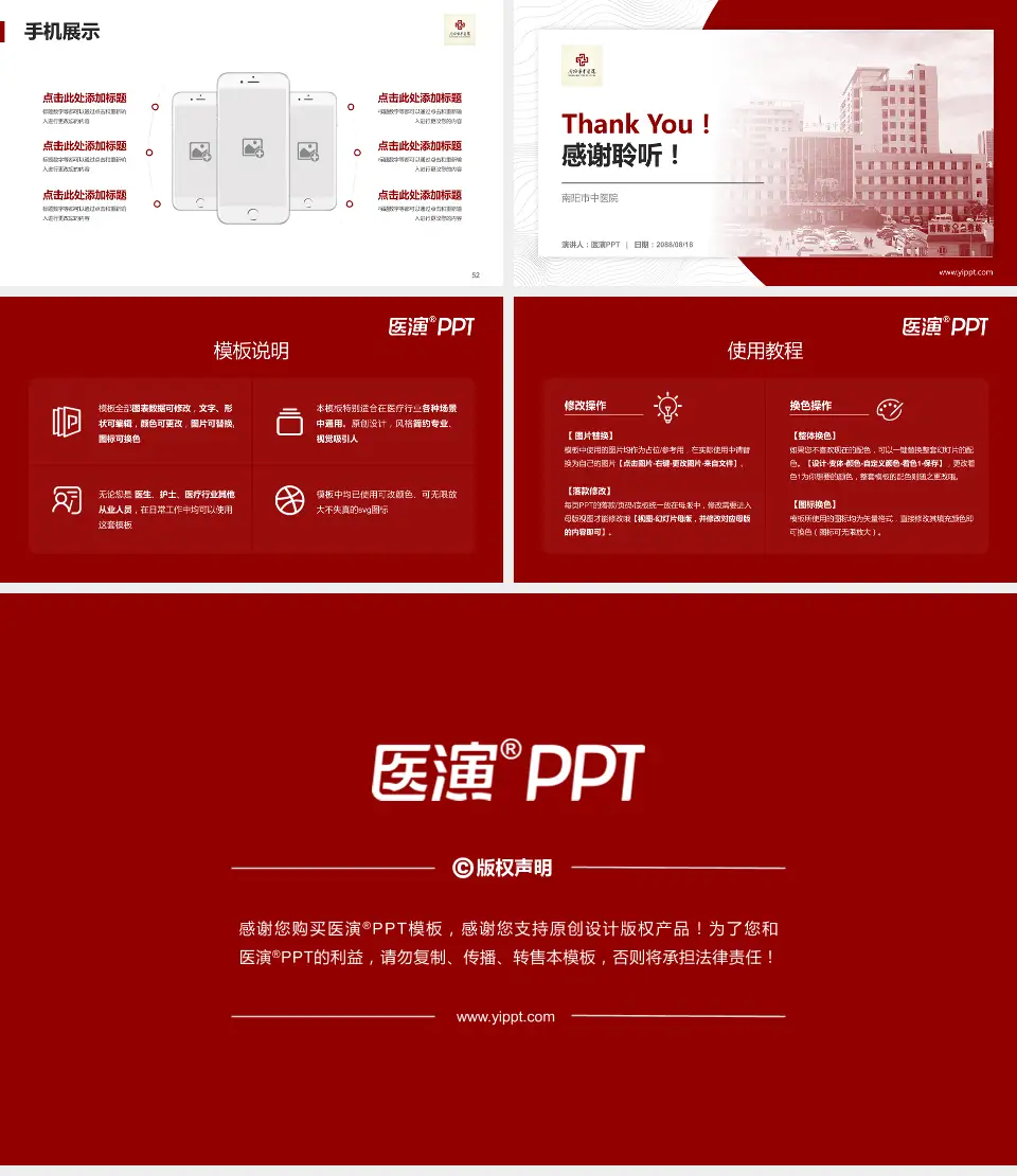 南阳市中医院医院管理报告PPT模板16:9格式幻灯片预览图7