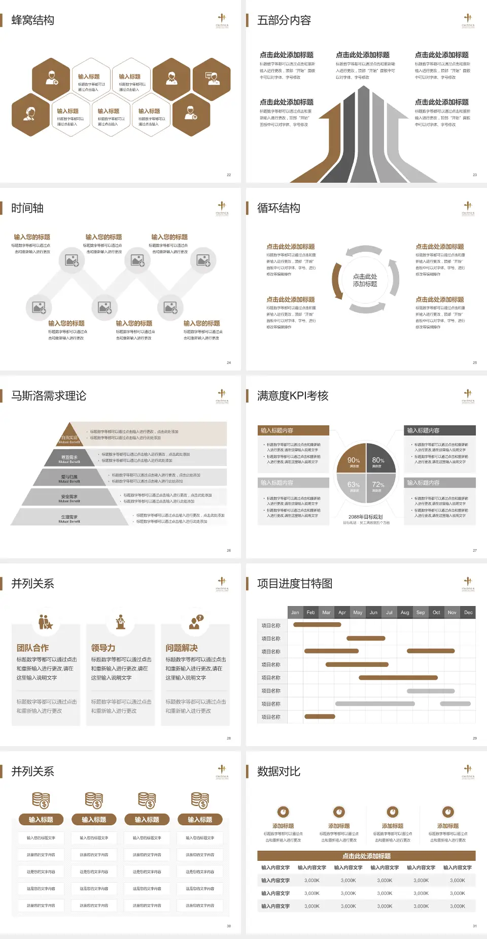 河南省中医院医疗知识普及PPT模板4:3格式幻灯片预览图4