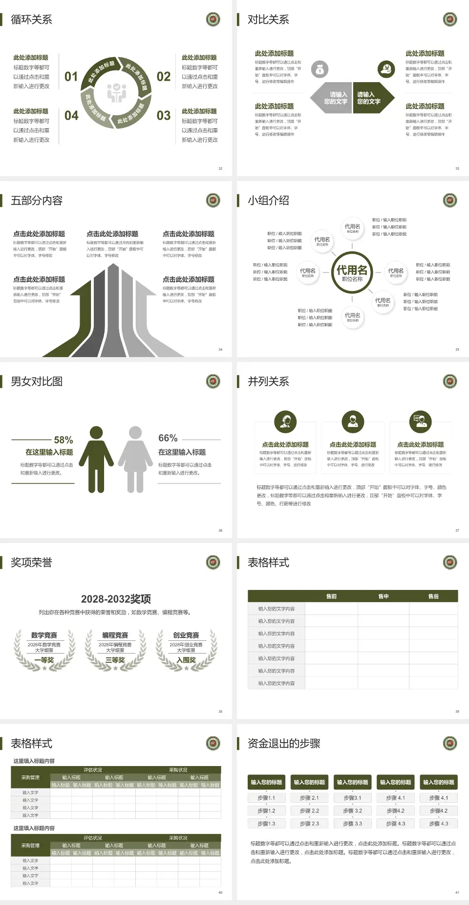开封一五五医院新院区医院简介/日常通用PPT模板4:3格式幻灯片预览图5