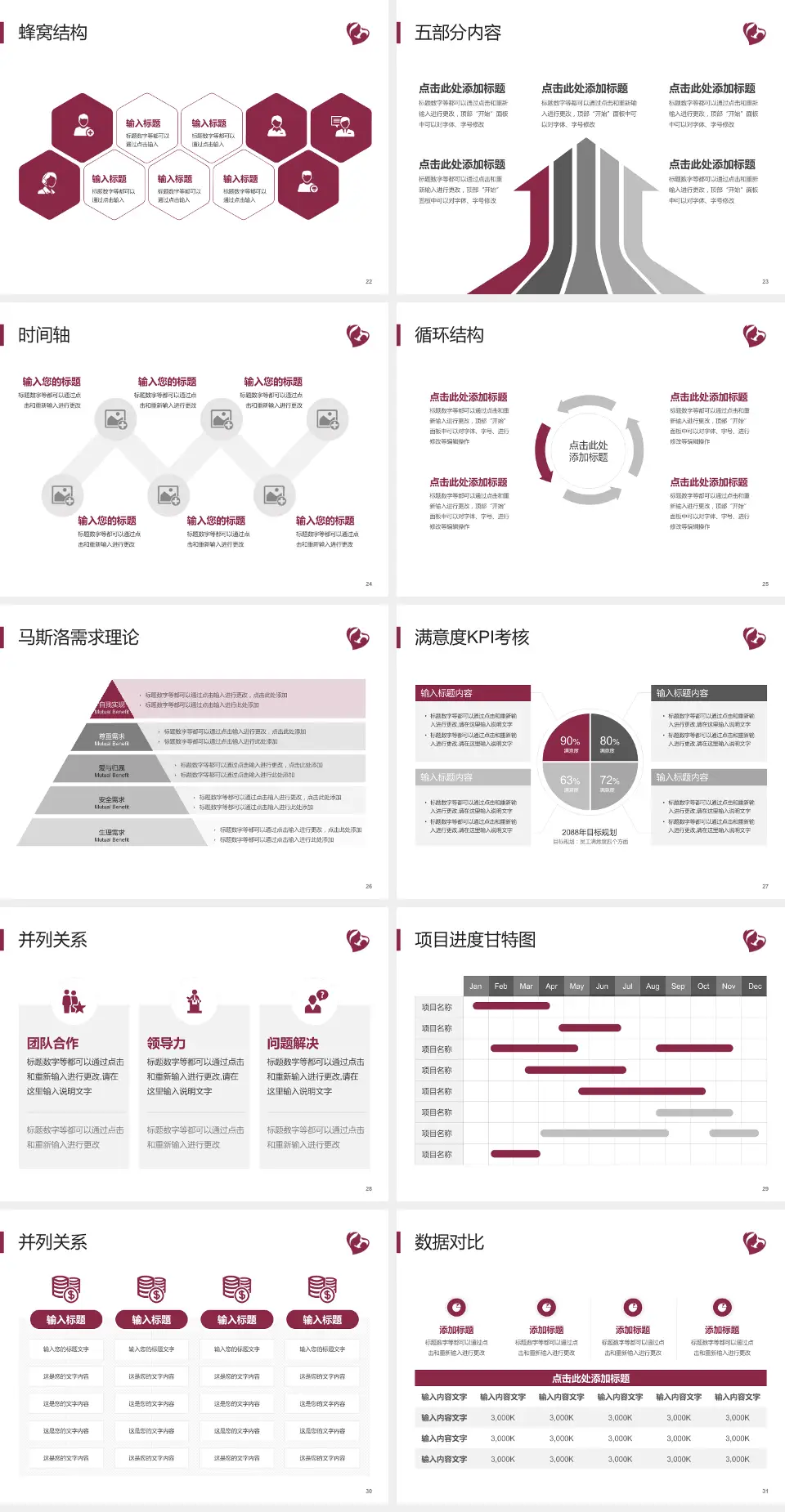 石家庄市第四医院高新院区医疗知识普及PPT模板4:3格式幻灯片预览图4