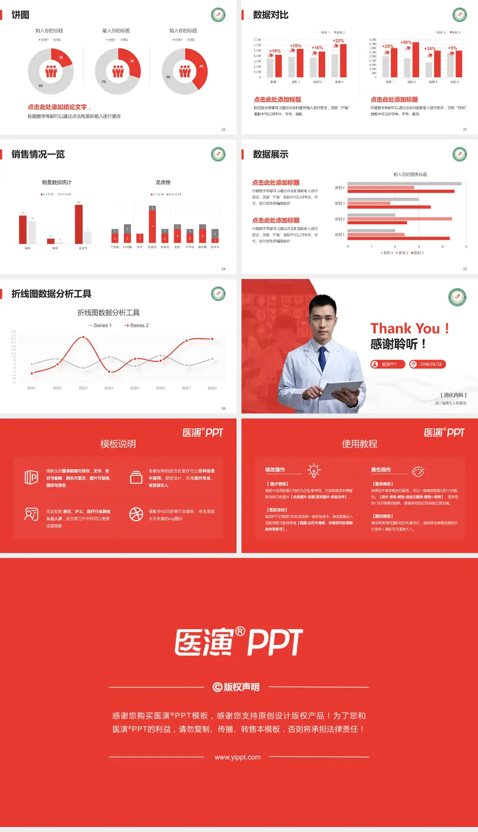 河北省第七人民医院病例分享与讨论PPT模板16:9格式幻灯片预览图4