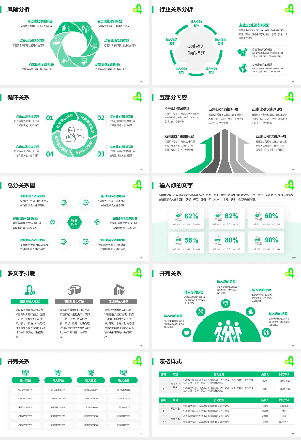 廊坊市第四人民医院主院区科室介绍与推广PPT模板16:9格式幻灯片预览图4