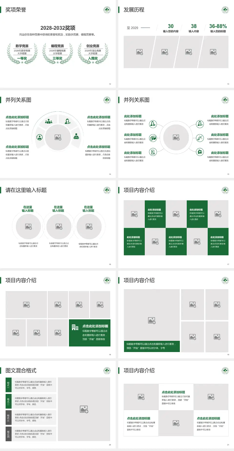 唐山工人医院护理专业职业生涯规划PPT模板4:3格式幻灯片预览图3