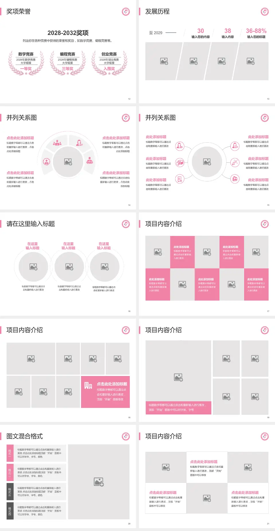 沧州市妇幼保健院护理专业职业生涯规划PPT模板4:3格式幻灯片预览图3