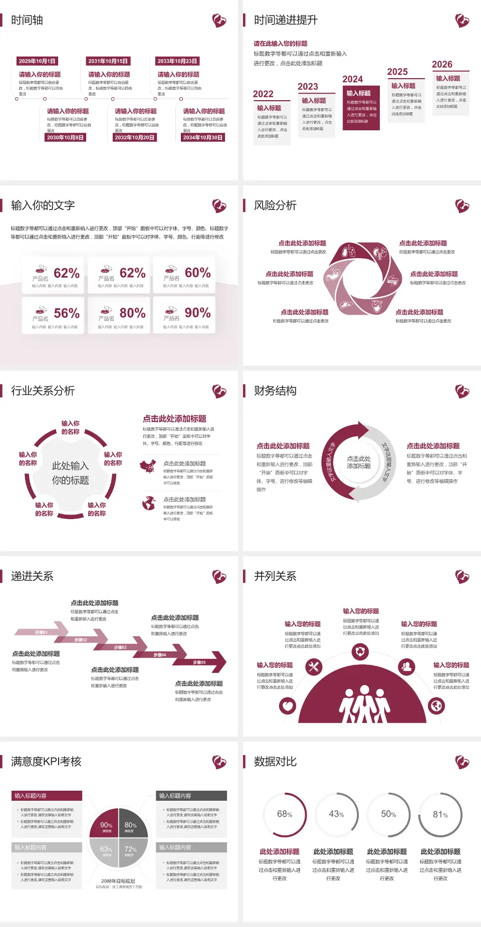 石家庄市第四医院高新院区病例分享与讨论PPT模板4:3格式幻灯片预览图3