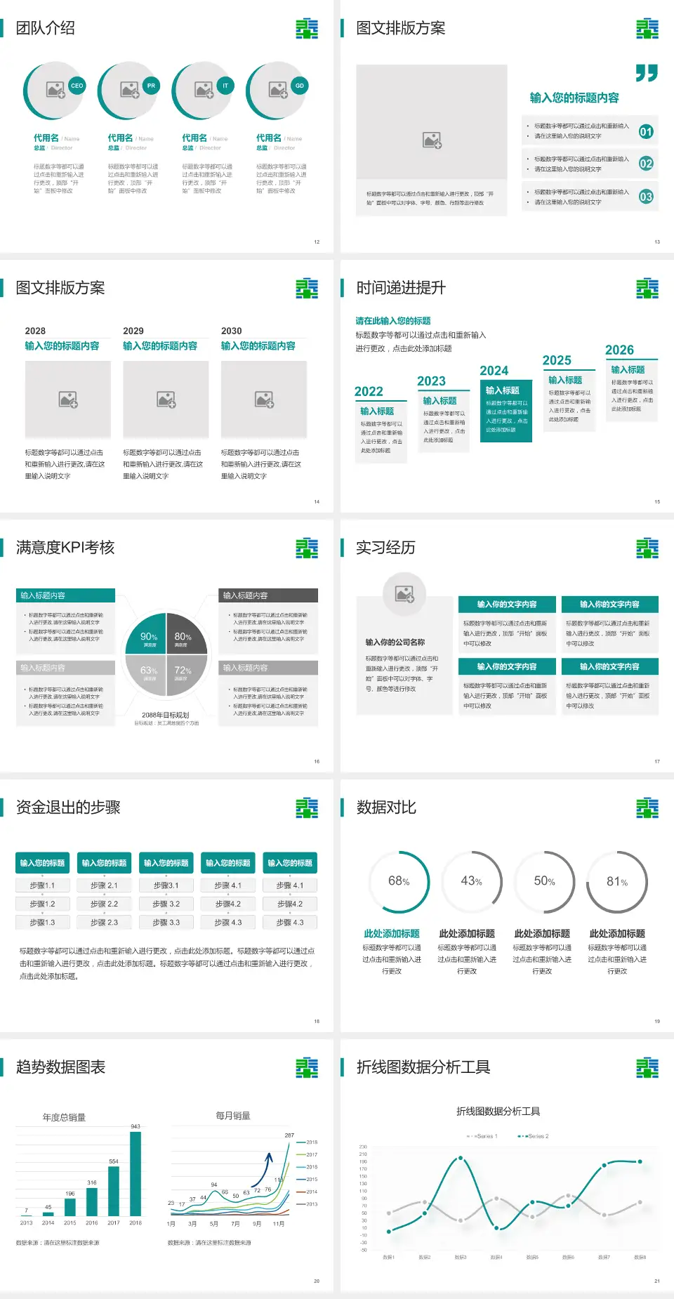 秦皇岛市第三医院培训与教育PPT模板4:3格式幻灯片预览图3