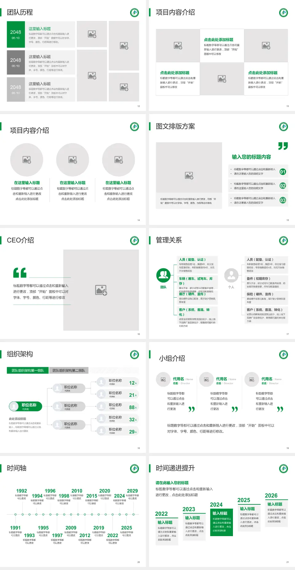 河北省中医院医院管理报告PPT模板4:3格式幻灯片预览图3