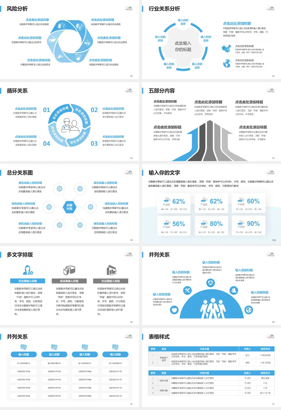 河北医科大学第四医院总院科室介绍与推广PPT模板16:9格式幻灯片预览图4