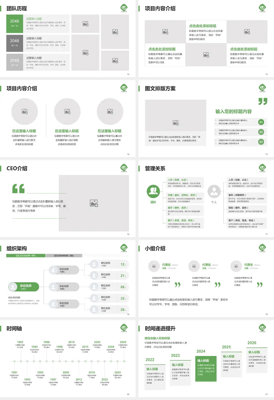 河北省眼科医院医院管理报告PPT模板16:9格式幻灯片预览图3