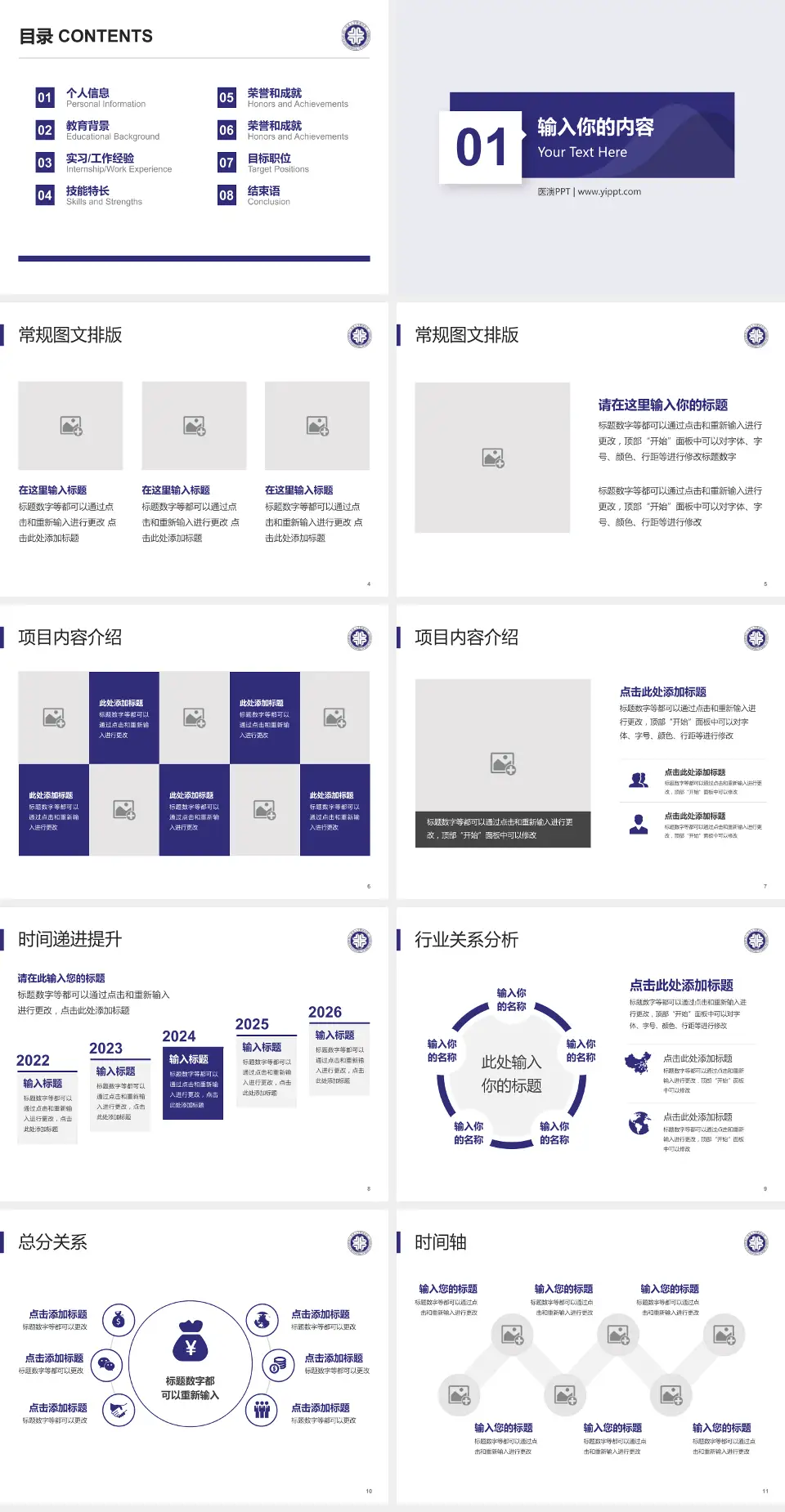 河北大学附属医院财务与预算报告PPT模板4:3格式幻灯片预览图2