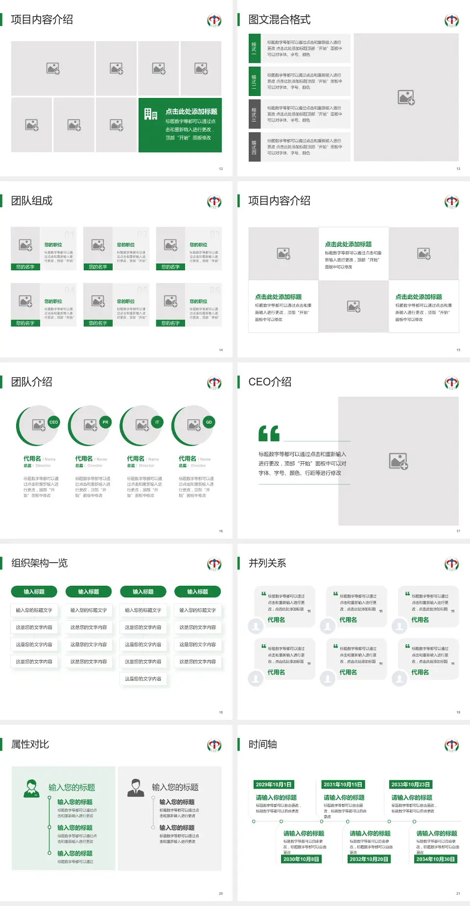 唐山市中医院患者教育与指导PPT模板4:3格式幻灯片预览图3
