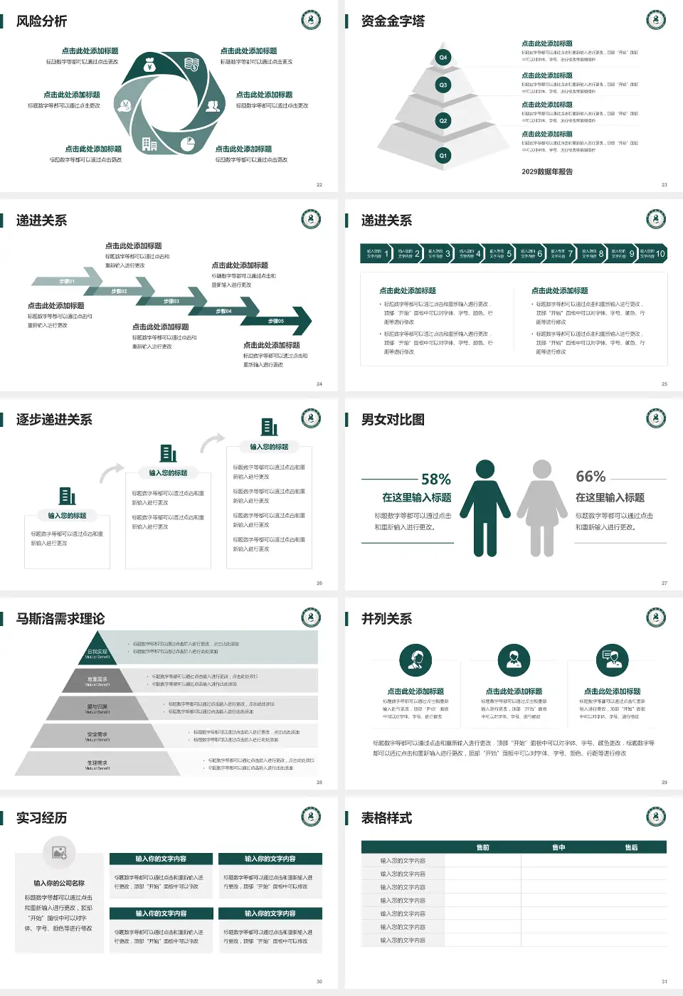 邢台市中医院项目申请与汇报PPT模板16:9格式幻灯片预览图4