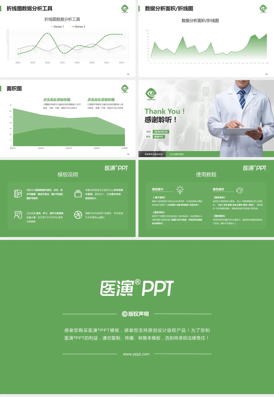 河北省眼科医院患者教育与指导PPT模板16:9格式幻灯片预览图7