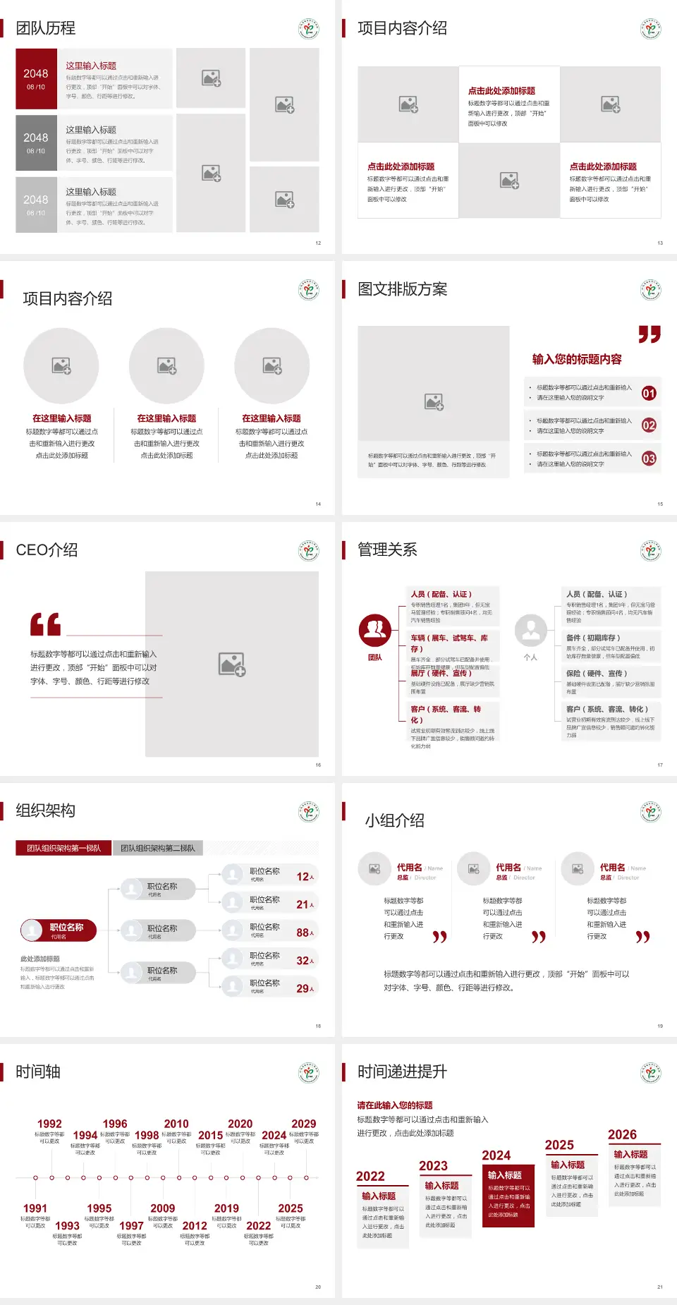 南皮县人民医院医院管理报告PPT模板4:3格式幻灯片预览图3