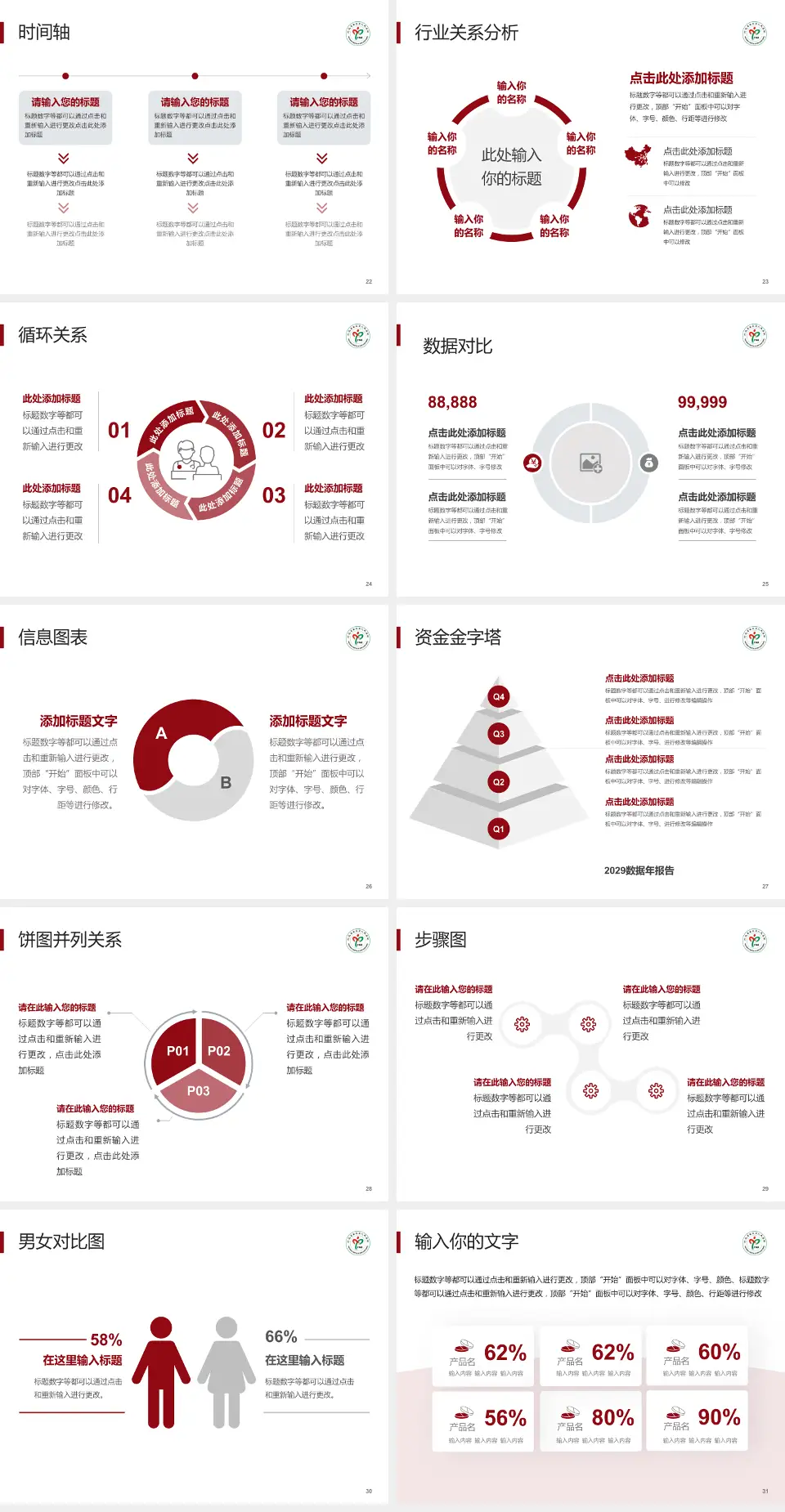 南皮县人民医院医院管理报告PPT模板4:3格式幻灯片预览图4
