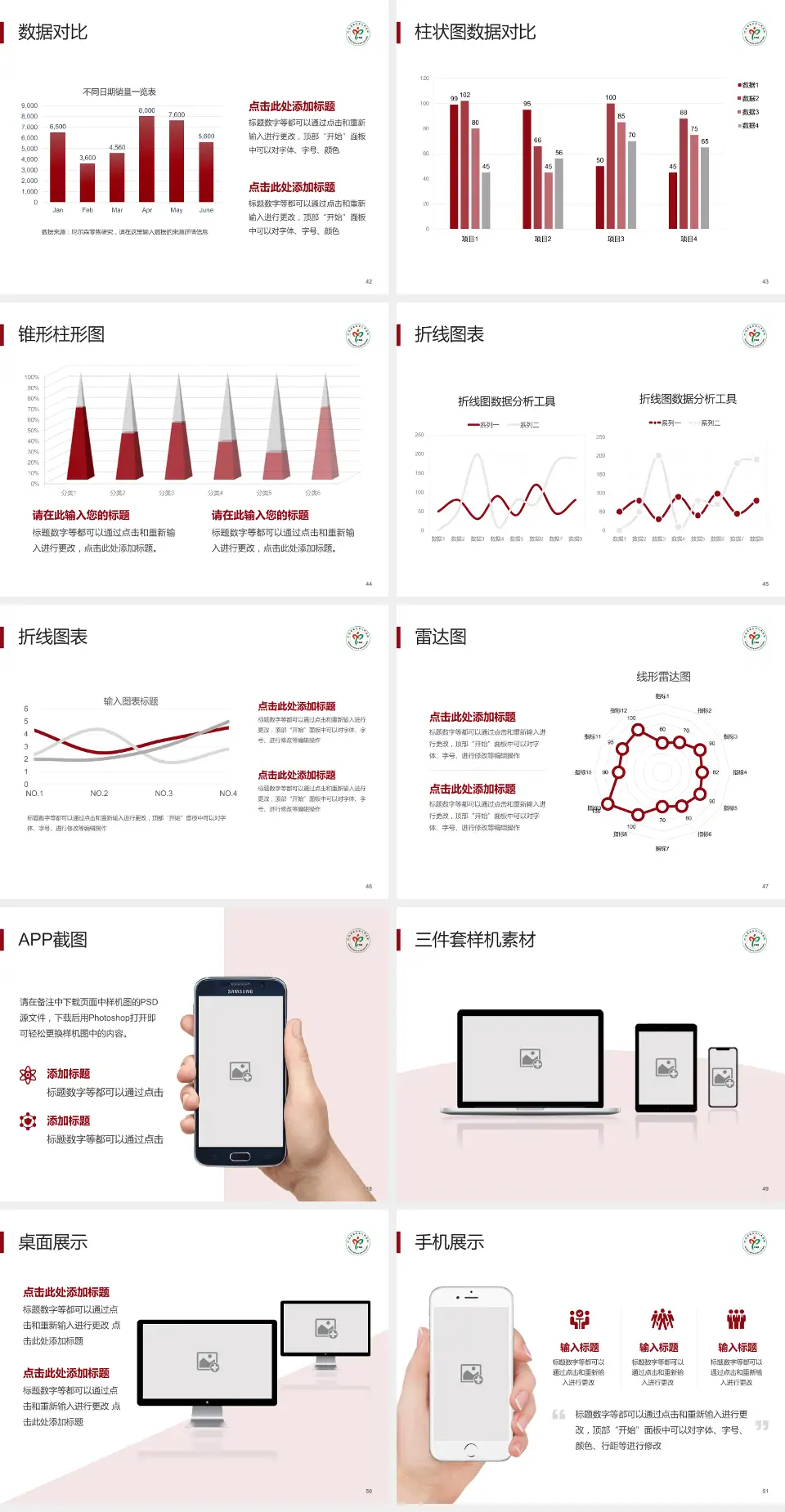 南皮县人民医院医院管理报告PPT模板4:3格式幻灯片预览图6