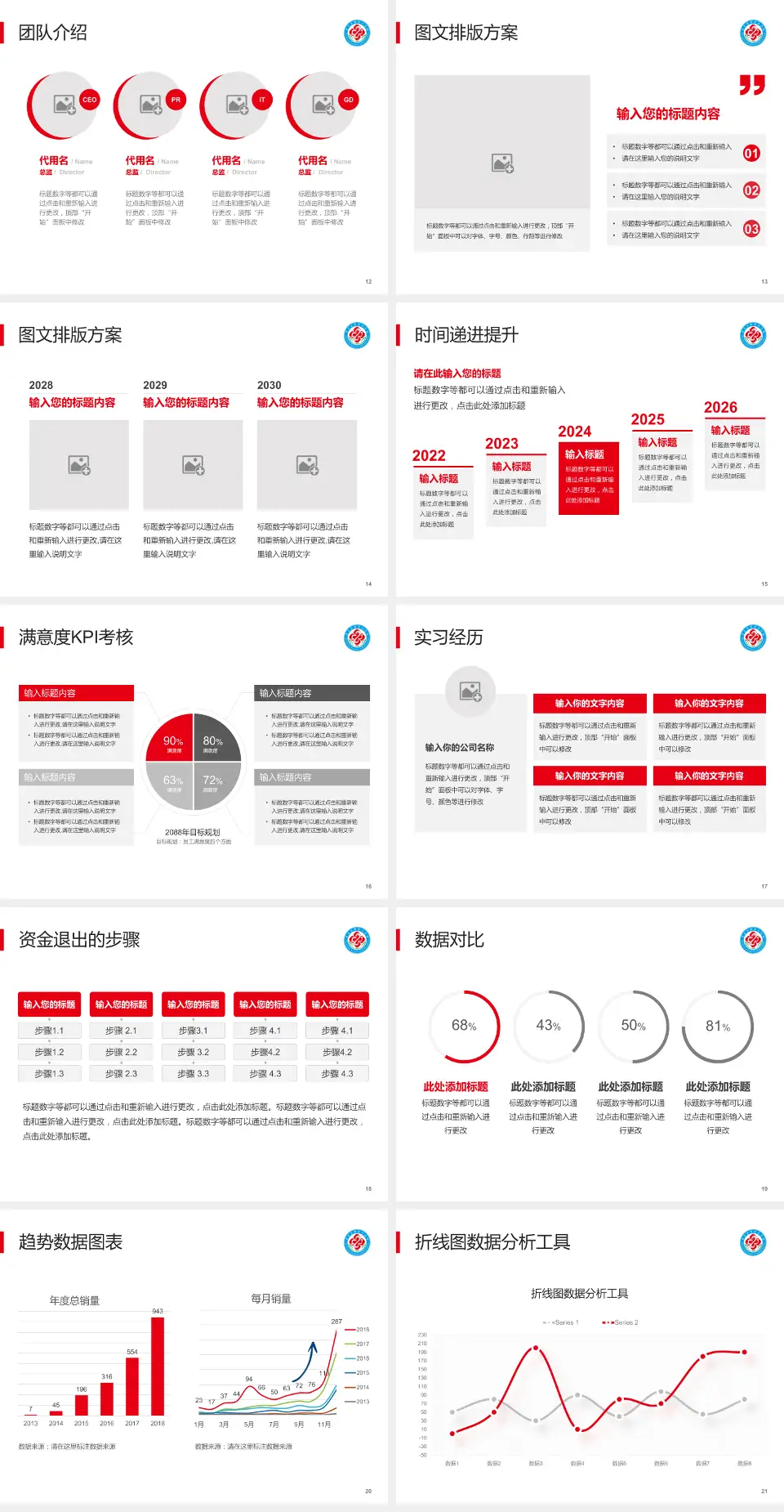 秦皇岛市第二医院北院培训与教育PPT模板4:3格式幻灯片预览图3