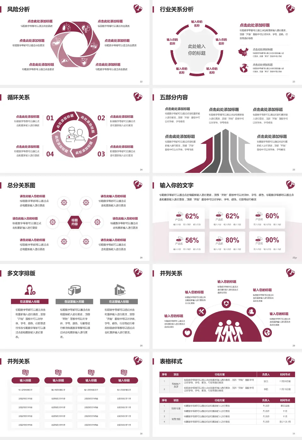 石家庄市第四医院中山院区科室介绍与推广PPT模板16:9格式幻灯片预览图4