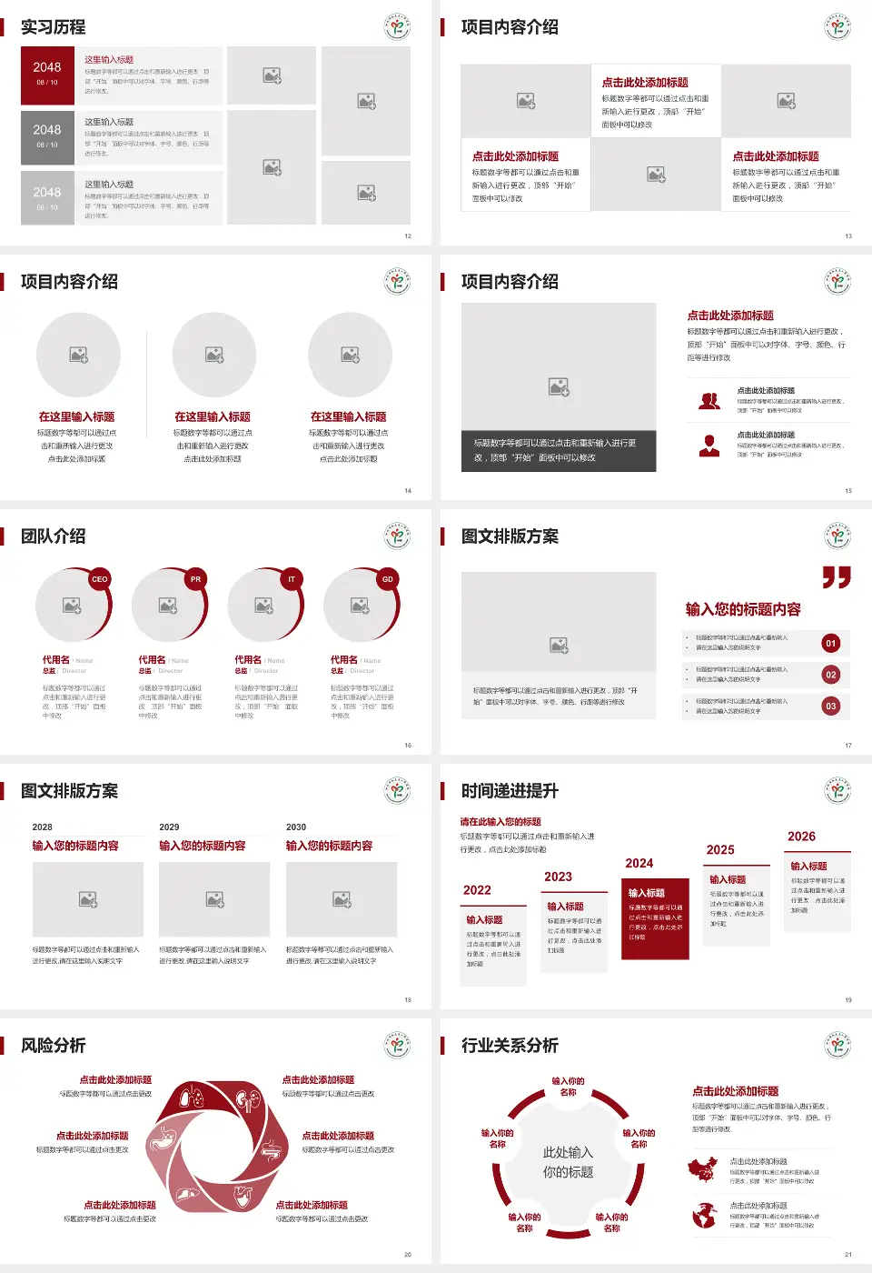 南皮县人民医院个人求职应聘简历PPT模板16:9格式幻灯片预览图3