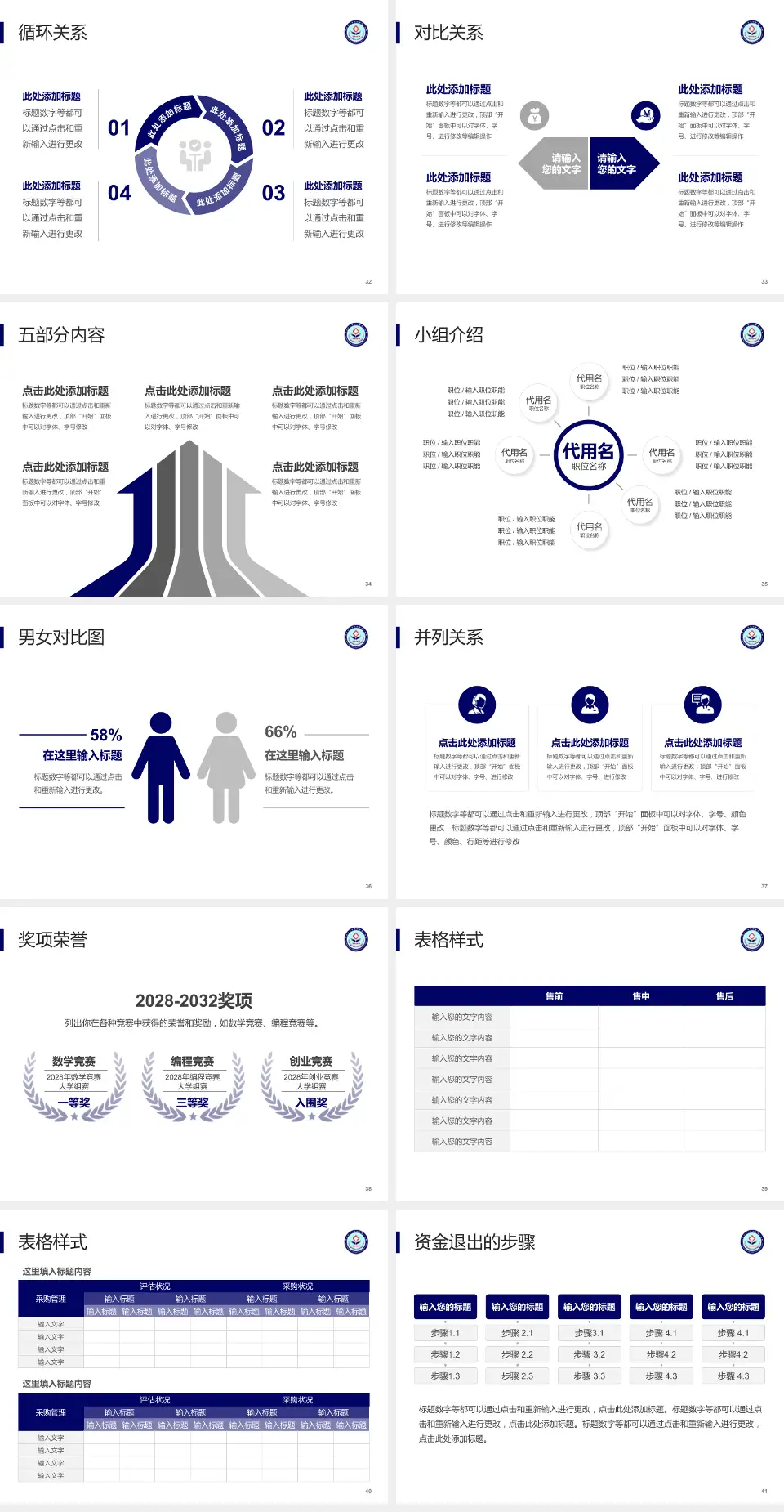 河北北方学院附属第一医院医院简介/日常通用PPT模板4:3格式幻灯片预览图5
