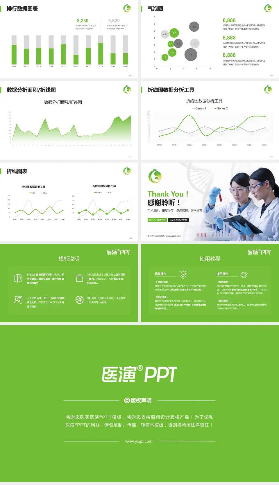 唐山市妇幼保健院科研成果展示PPT模板16:9格式幻灯片预览图6