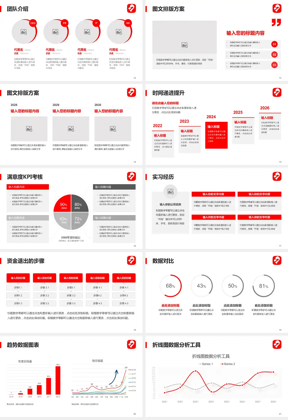 河北省妇幼保健中心培训与教育PPT模板16:9格式幻灯片预览图3