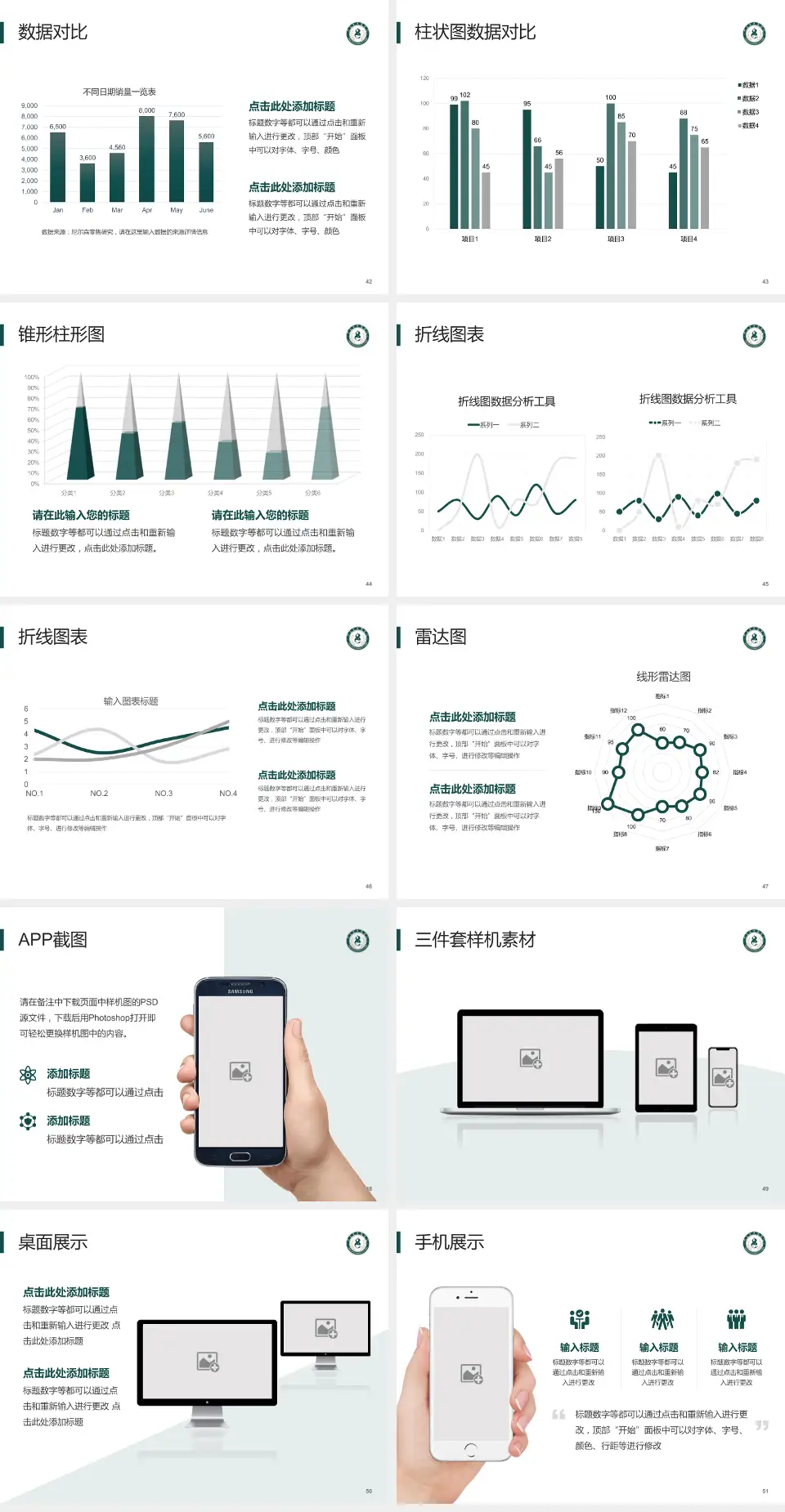 邢台市中医院医院管理报告PPT模板4:3格式幻灯片预览图6