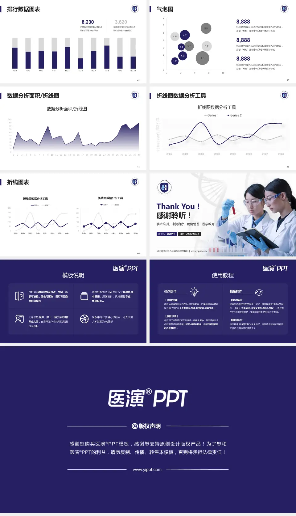 河北省沧州中西医结合医院东院区科研成果展示PPT模板16:9格式幻灯片预览图6
