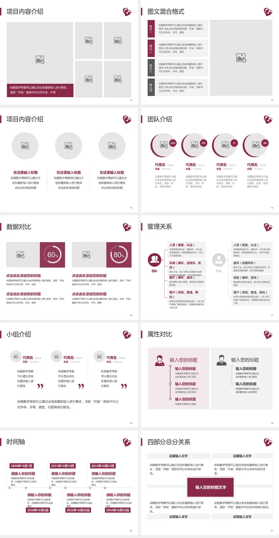 石家庄市第四医院谈固院区科室介绍与推广PPT模板4:3格式幻灯片预览图3