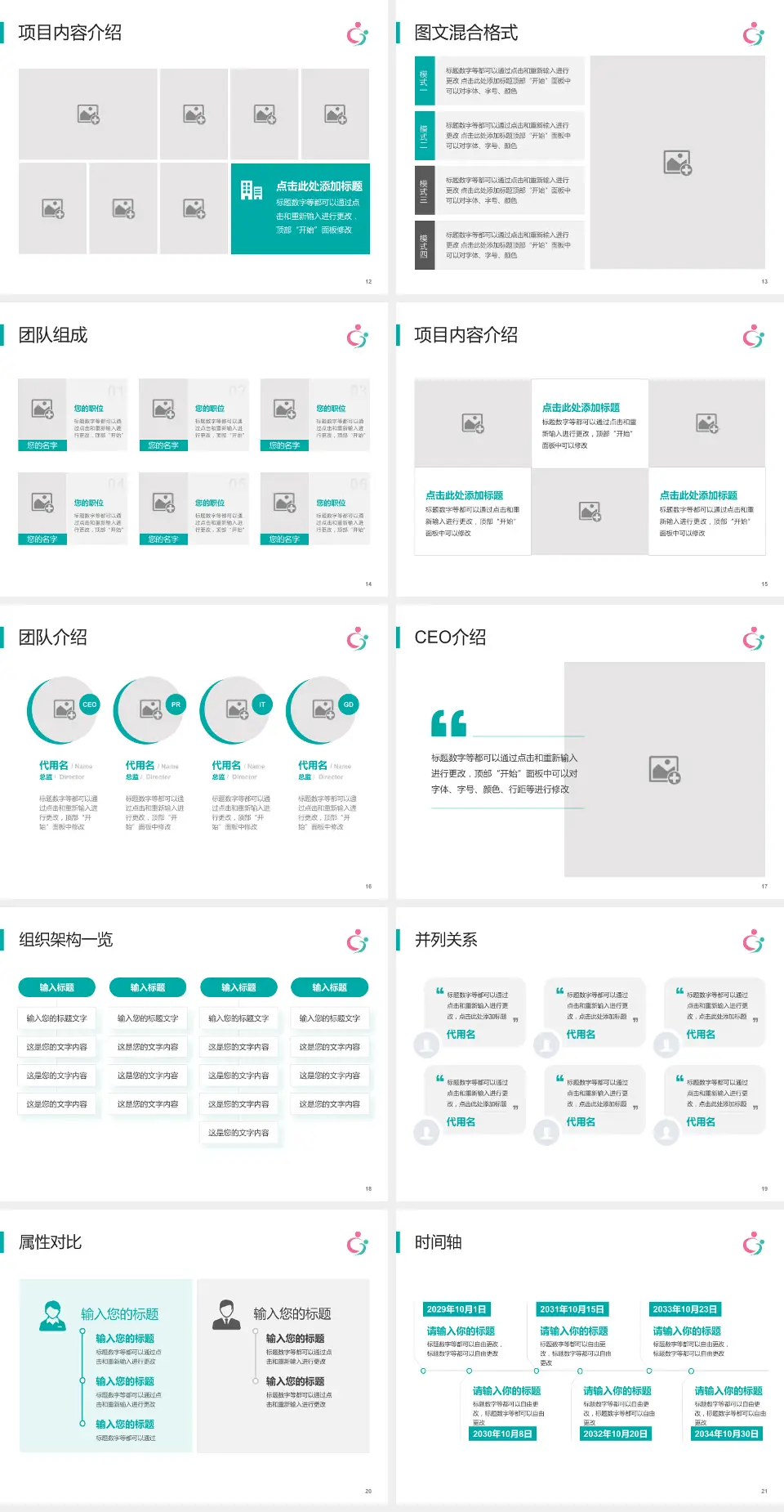 秦皇岛市妇幼保健院患者教育与指导PPT模板4:3格式幻灯片预览图3