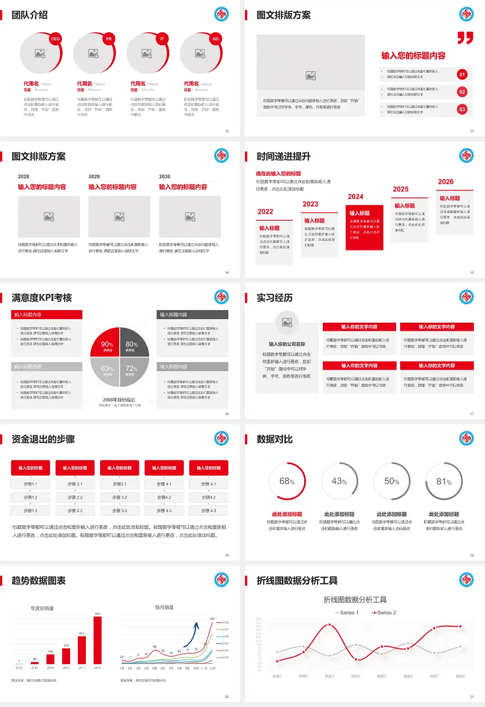 秦皇岛市第二医院北院培训与教育PPT模板16:9格式幻灯片预览图3