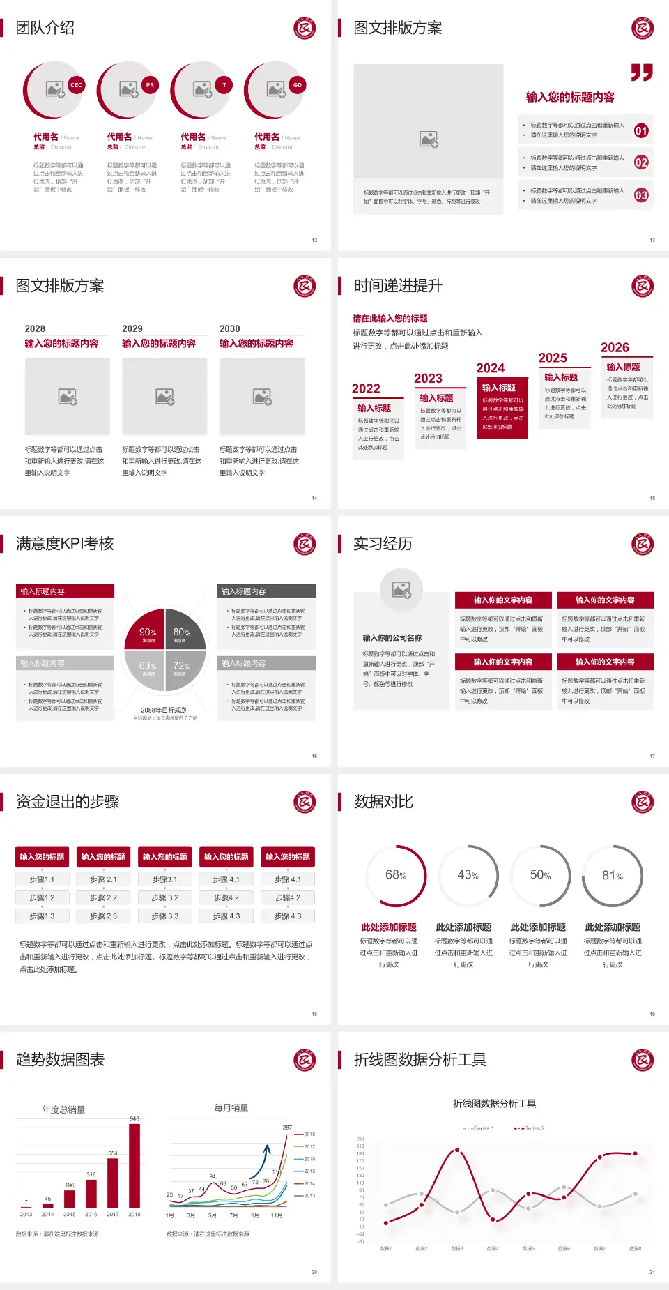 沧州市人民医院肿瘤院区培训与教育PPT模板4:3格式幻灯片预览图3